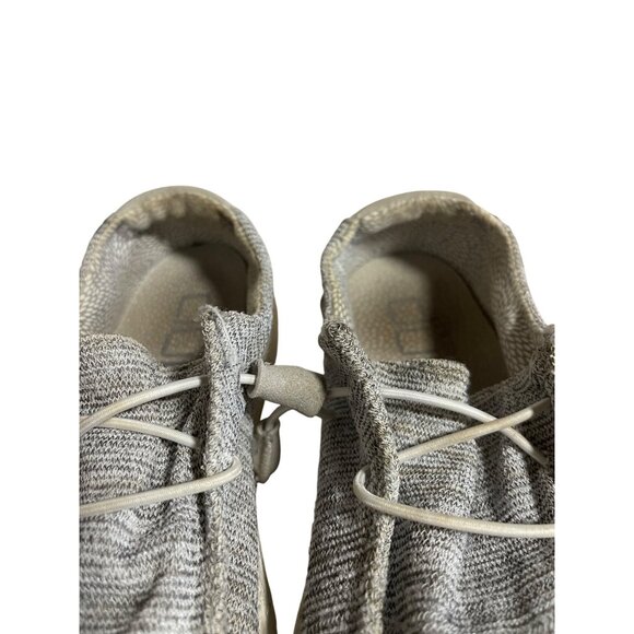 Hey Dude Wendy Comfort Shoes Womens Size 5 Stretch Cloud Gray - Picture 3 of 9